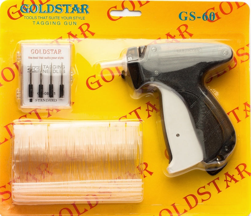 Garment Price Label Tag  TAGGING GUN KIT 1 gun + 5 needle + 500 2" STD FASTENERS