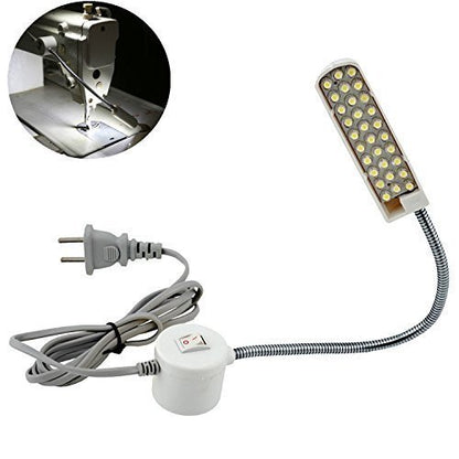 LED Sewing Machine Light Working Gooseneck Lamp 30 Leds, with Magnetic Mounting