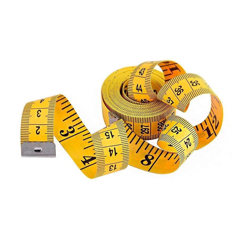 120" Soft Tape Measure for Sewing Tailor Cloth Ruler,Yellow 300cm/120" USA SOLD