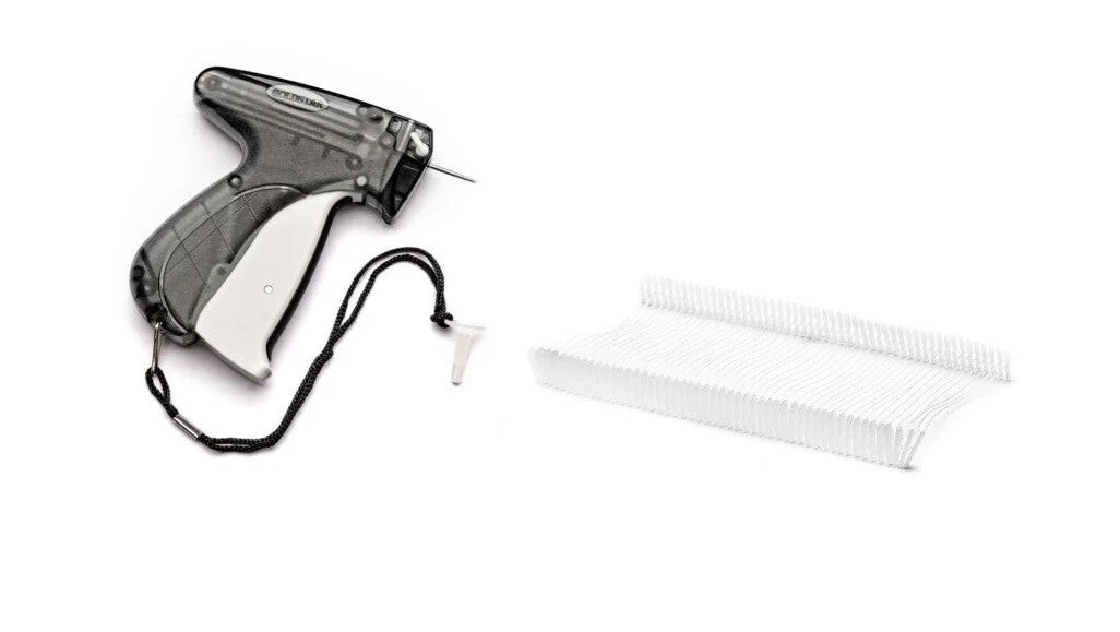 Gold Star Standard Tagging Gun   5000 2" Clear Barbs for tagging garments cloth