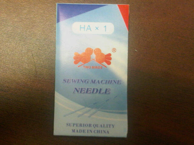 15x1 Hax1 Flat Shank Home Sewing Needle 100 P Size12BP