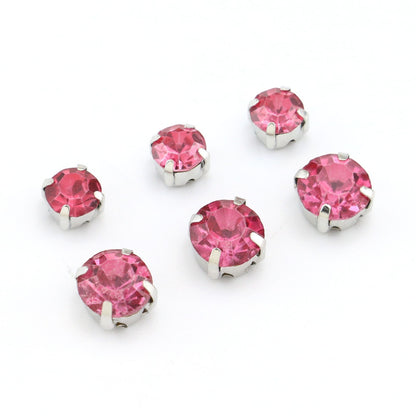 Sew On Rhinestones  pack 100 choose color and size