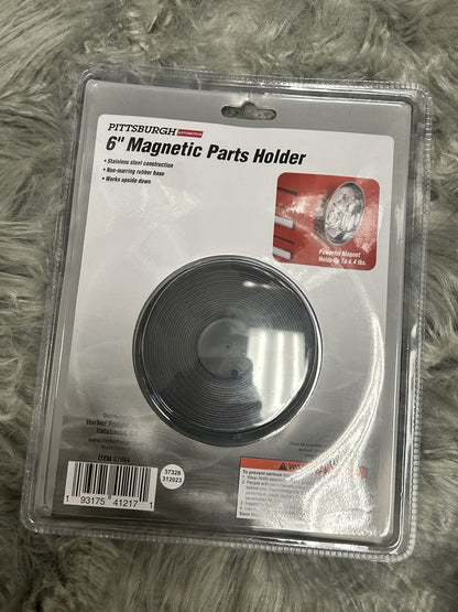 SET OF 2 LARGE 6" and MEDIUM 4" Magnetic Parts Holder PITTSBURGH Automotive