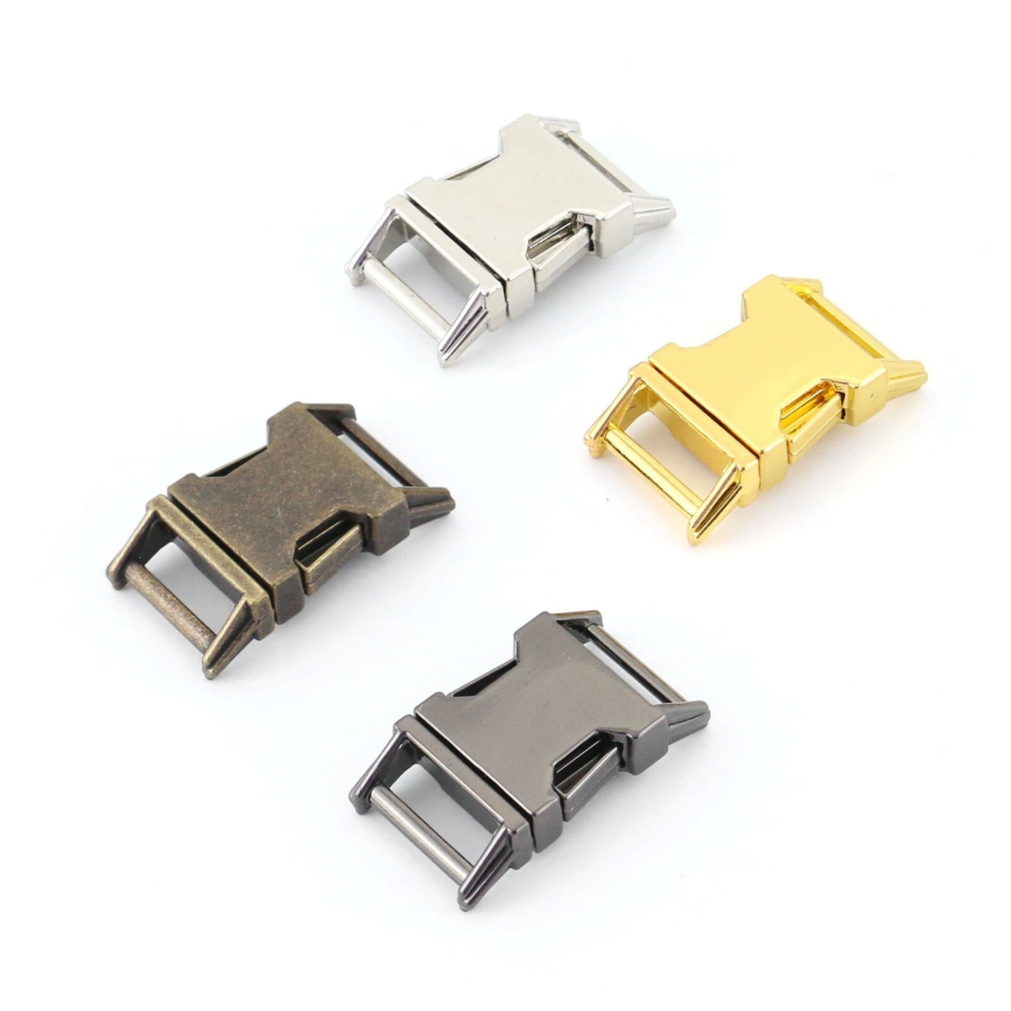 US SELLER Metal Side Release Buckles, Choose Size and Quantity