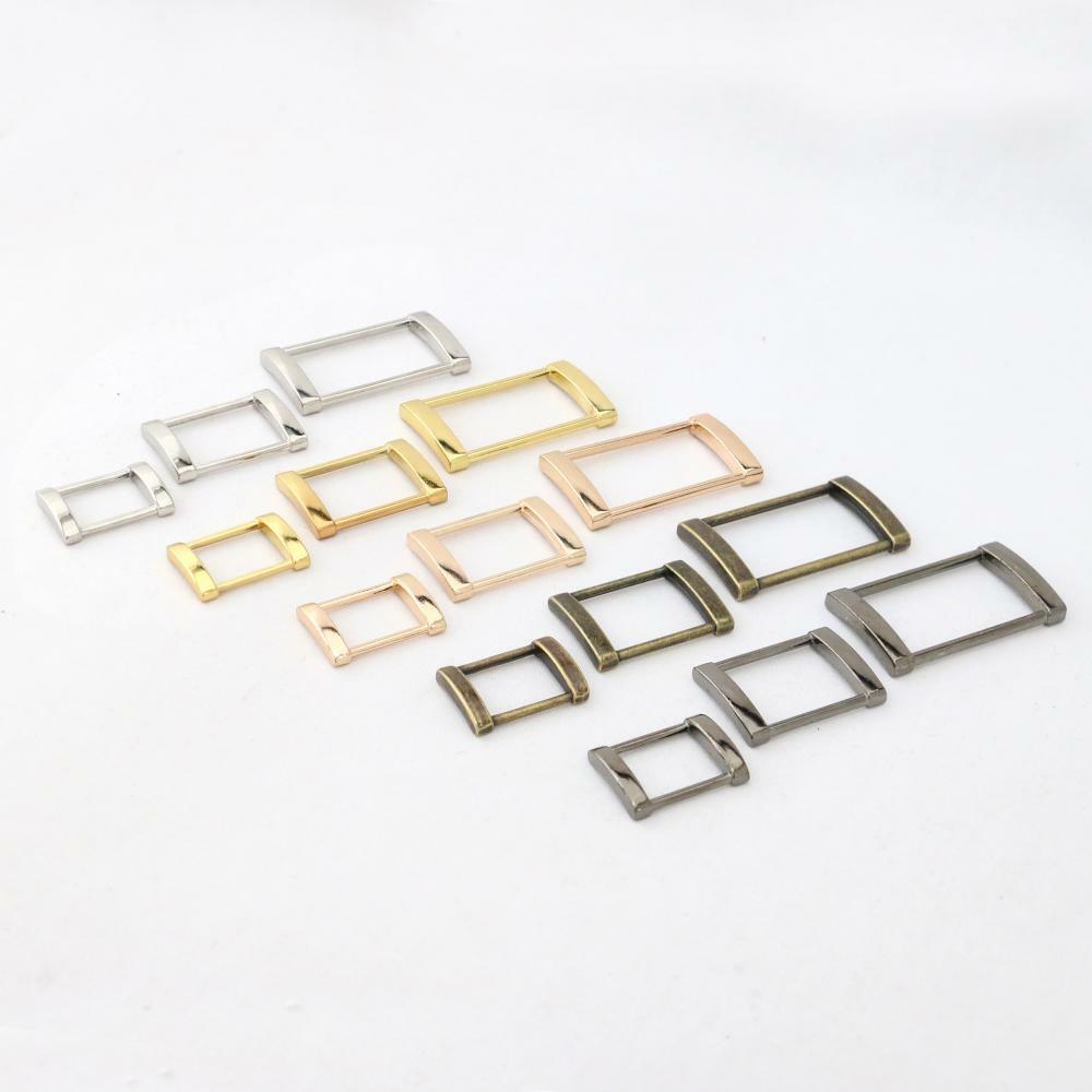 Metal Ring - Concave Rectangular Ring, Pack Of 10