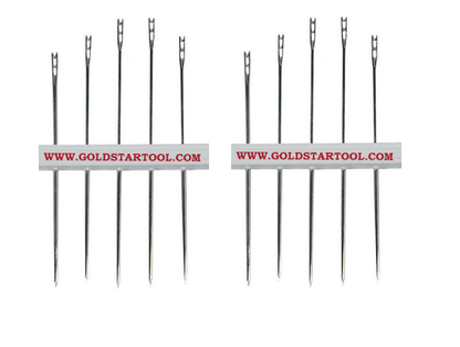 2 PACK Self Threading Needles 10 NEEDLES TOTAL SEWERS & QUILTERS EASY TO THREAD