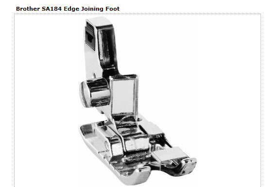 Edge Joining / Stitch in the Ditch Sewing Machine Presser Foot- Fits All Low Sha