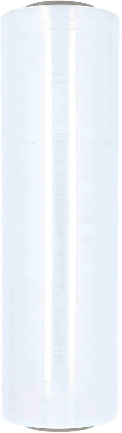 Stretch Wrap 18 Inch x 1500 Feet, 80 Gauge Clear Plastic Cling Stretch Wrap