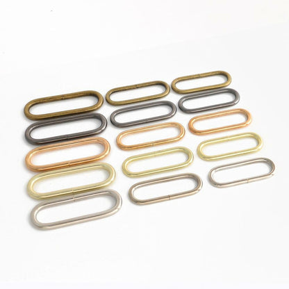 Oval Ring,Metal Ring Welded ,for straps,purses,bags,Choose quantity Size & color