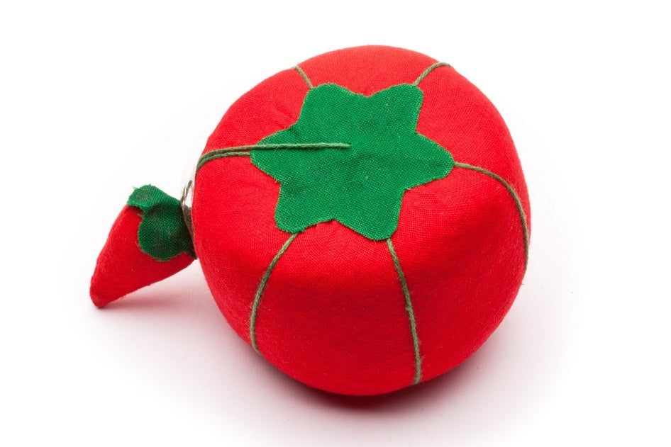 Tomato Pin Cushion+ Emery Strawberry,Provides a safe place for pins,USA SHIPPING