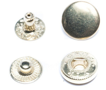 Metal Spring Snaps CHOOSE COLORS , QUANTITIES & SIZE, ALL METAL EASY TO INSTALL