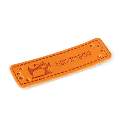 100 Pcs Handmade PU Leather Label Tags Sewing Craft Supply FREE SHIPPING USA