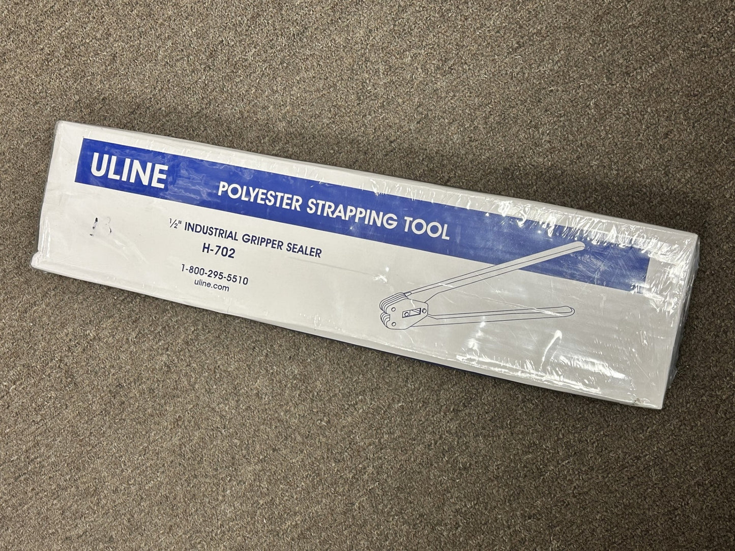 Uline Industrial Gripper Polyester Strapping Sealer 1/2 US SELLER FREE SHIPPING