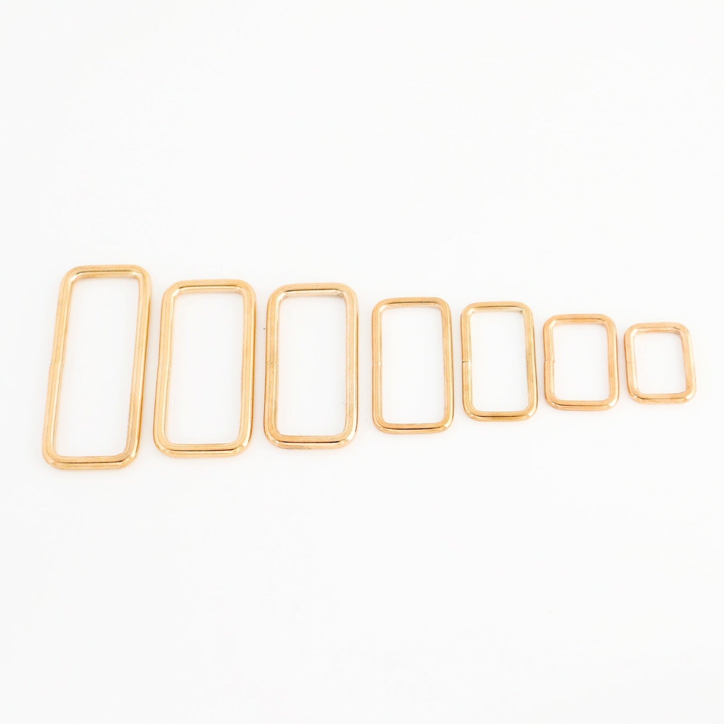 Metal Square Ring Welded,for straps,purses,bags,Choose quantity Size & color usa