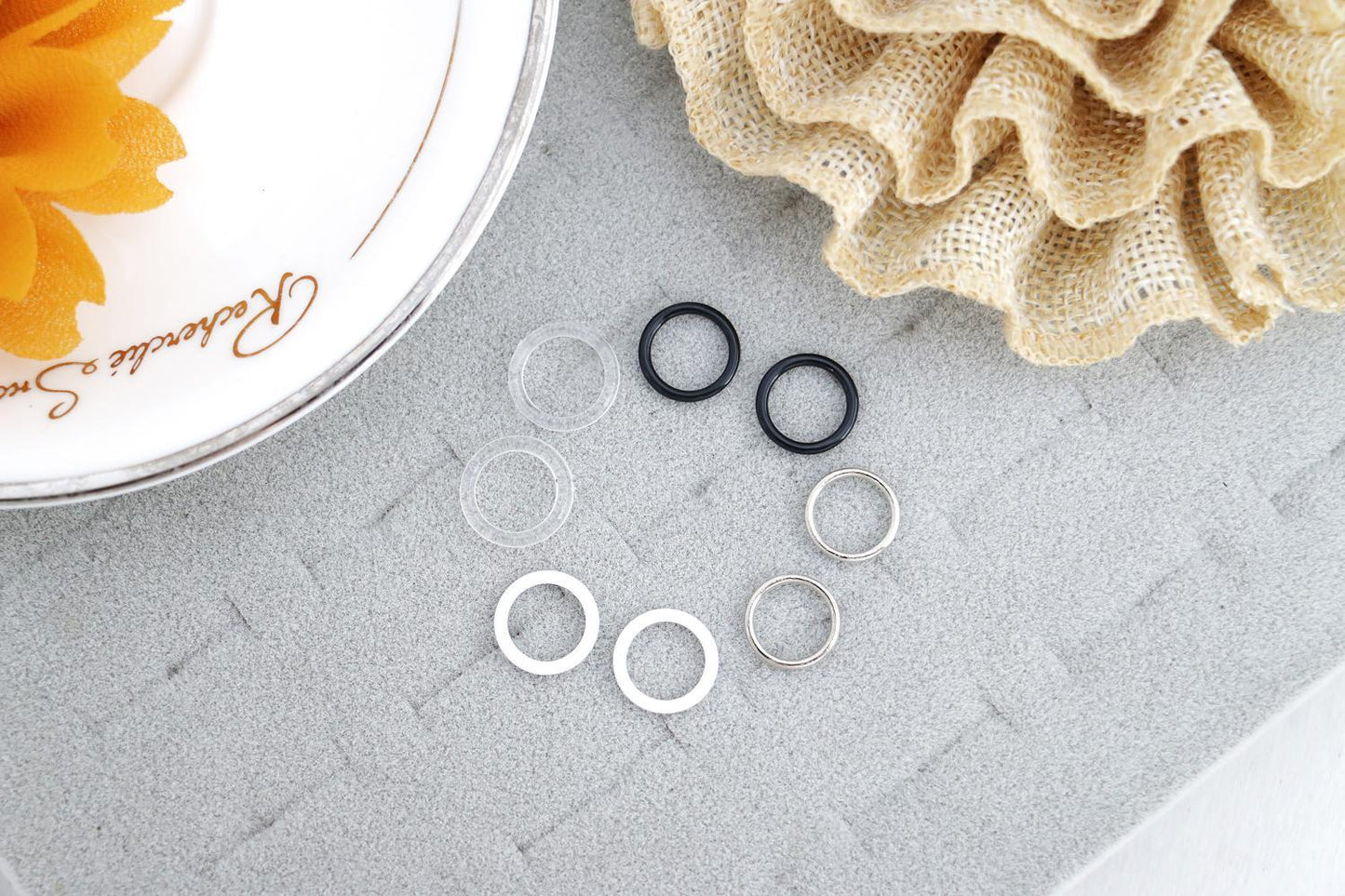 Bra Strap Adjuster Slider/ Hooks /O Rings Lingerie, choose size,color quantity