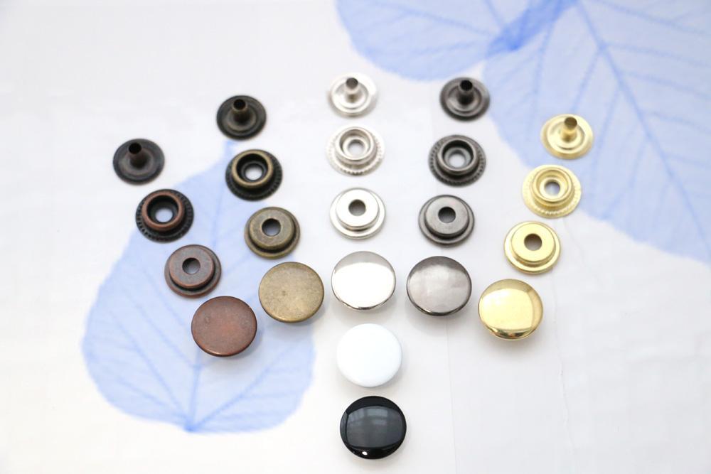 24 Ligne 15mm (5/8") Ring Snaps 4 Part Durable,havy duty and sturdy, Ring Snap F