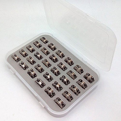 30pcs Bobbins In Box 203470 fits Consew 225/226rb Singer 111w 212w SEIKO STW-8B