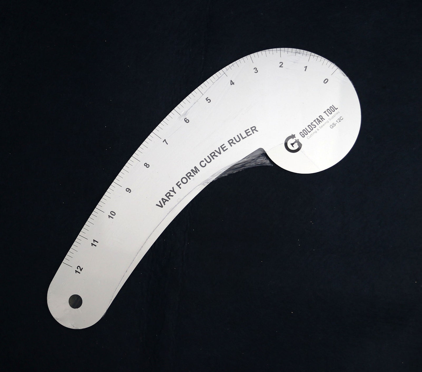 goldstar Vary Form Curve Rule 12" Solid aluminum construction * 1/8" calibration