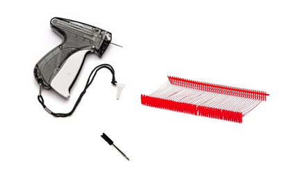 Garment Price Label Tag Tagging Gun with 1000 2"  RED Barbs +1 Needle USA SALE