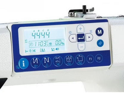 Juki DDL-8000ASSH Heavy Direct-drive, Lockstitch USB Voice Thread Trimmer, Table