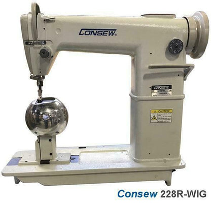 Consew 228R-WIG High Speed Industrial WIG SEWING MACHINE, Table + Motor Included