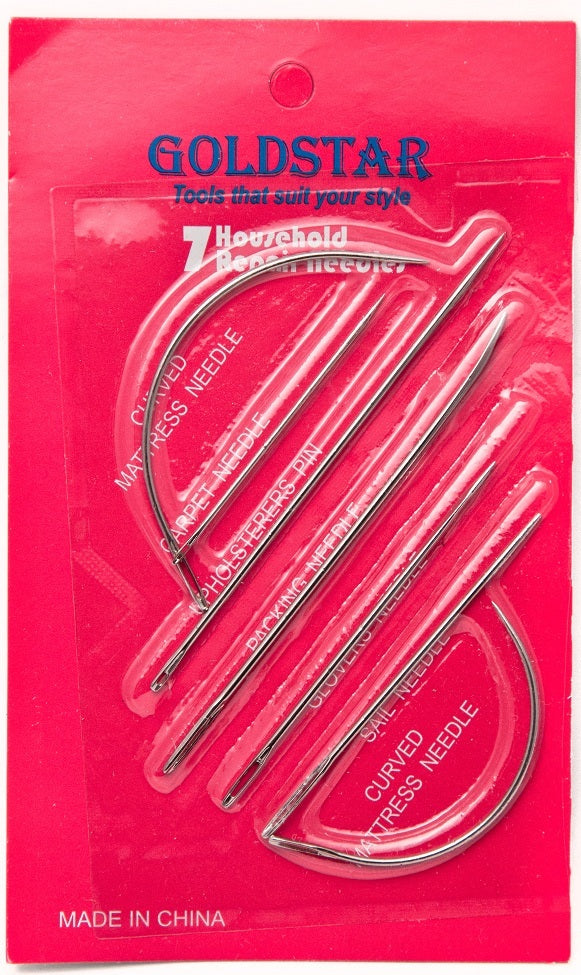 LOT of 10 PACKS of Household Repair Needles 7 pc Kit US SELLER FREE SHIPPING