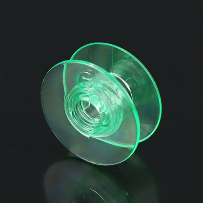 20pcs Clear Green Bobbins Viking Husqvarna White Home #4125615-45#4123078-G