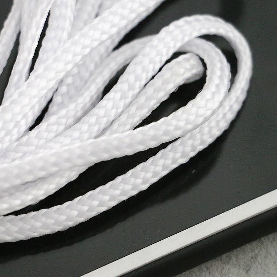 Drawstring cord 1/4" 100% polyester Round Braided  White or Black 144 or 10 yard