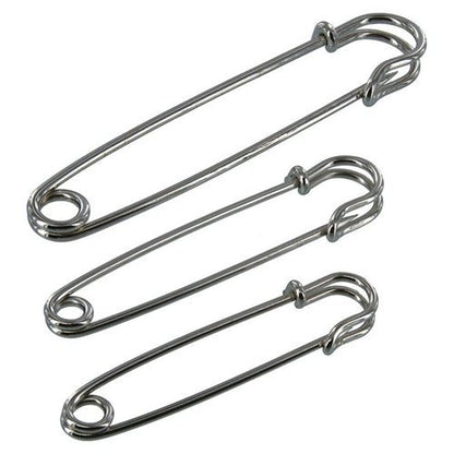 10 LARGE OVERSIZED METAL RUST Bronze SILVER PINS 3 INCH
