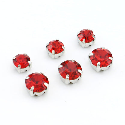 Sew On Rhinestones  pack 100 choose color and size