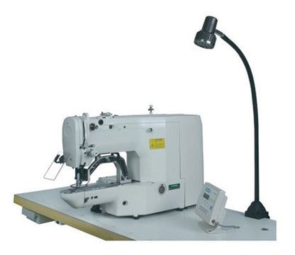 LED task Sewing LIGHT GOOSENECK lamp Bendable steel  22" c-clamp 110v + 28 LED
