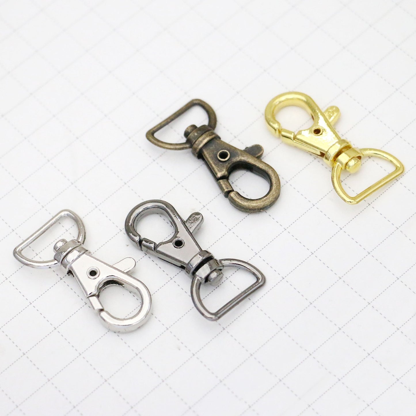 Lobster Claw Clasps Swivel Snap Hook, Choose color, size & quantities USA SOLD