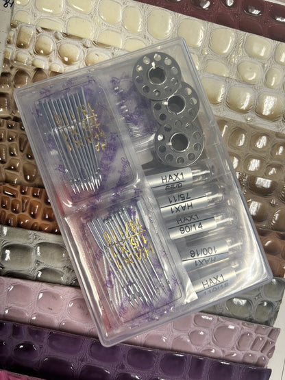 SEWING NEEDLES KIT HAX1 100 PCS Universal Sewing Machine Needle w/ Storage Tubes