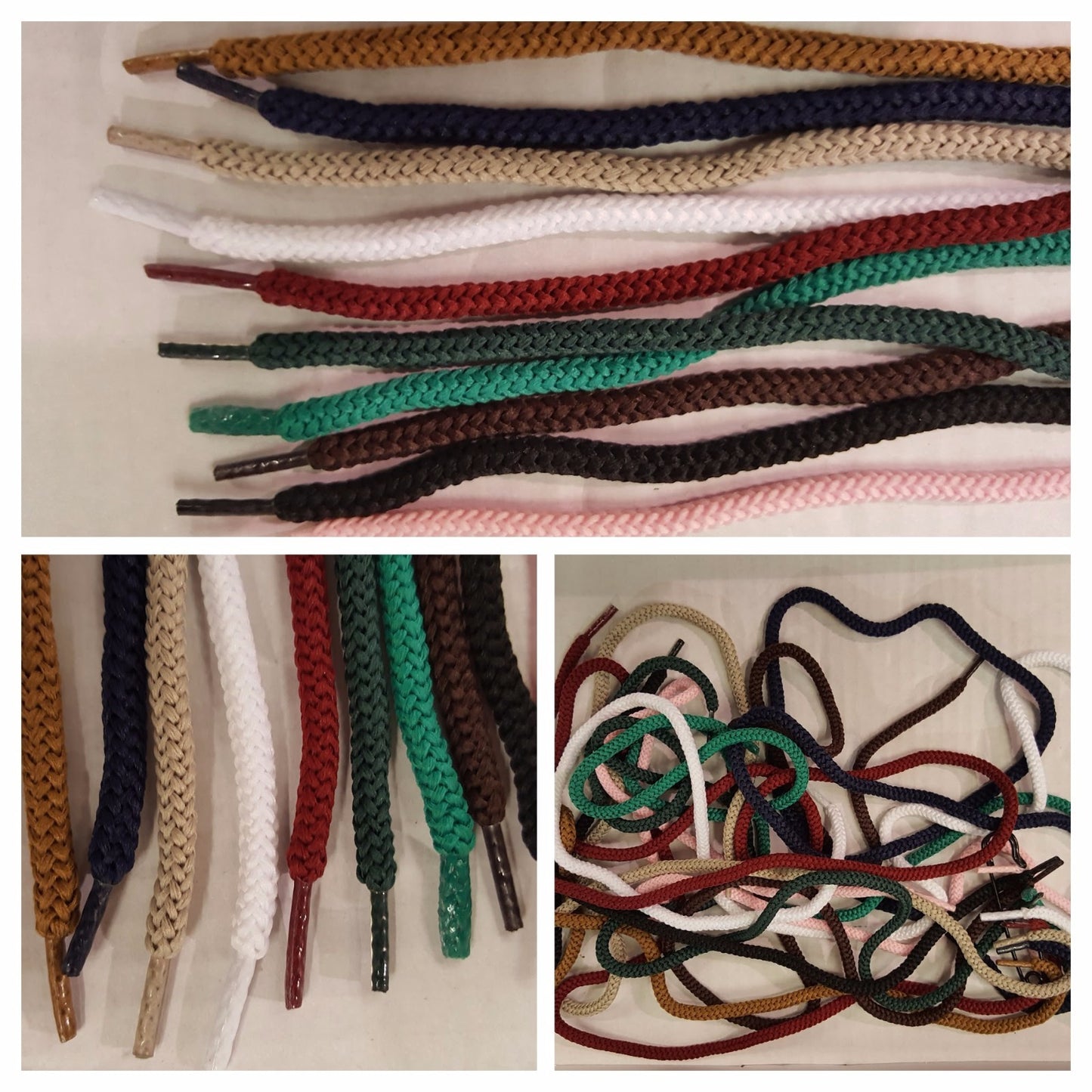 Drawstring/hoodie/ Shoe lace 1/4" 100% polyester Round Braided, CHOOSE COLOR USA