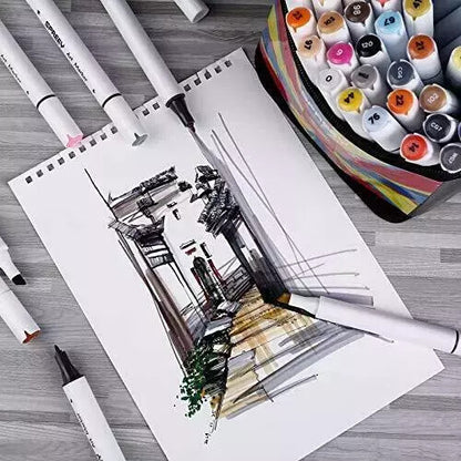 SPREEY 42 Set of Dual-Tip Alcohol Art Markers FREE SHIPPING