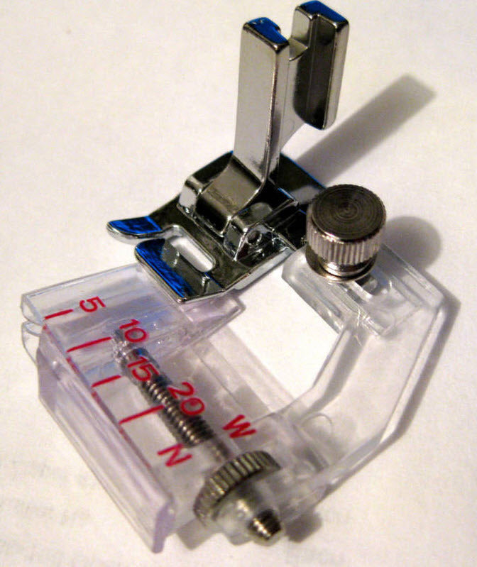 HIGH SHANK ADJUSTABLE BIAS BINDER FOOT FITS MOST models HIGH shank machines