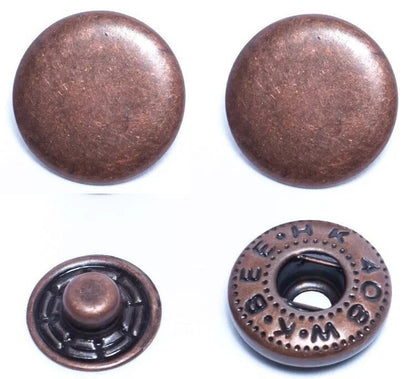 DOUBLE CAP METAL Spring Snaps CHOOSE COLOR (100 sets) or (24 sets) choose size
