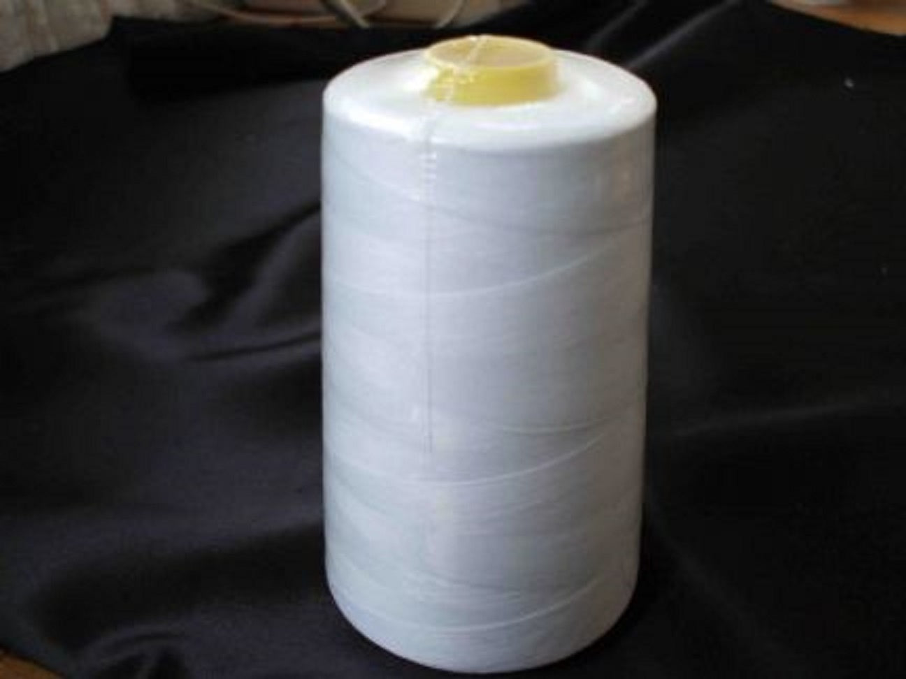 4 tubes White Spun Polyester Quilting Serger Sewing Thread #651,1000 YARD EACH