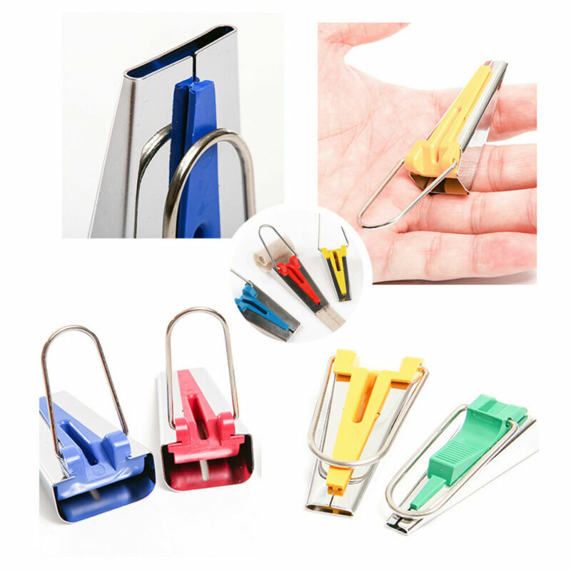 Bias Tape Maker - 4 Size Set (6mm, 12mm, 18mm, 25mm) - Create Your Own Tapes
