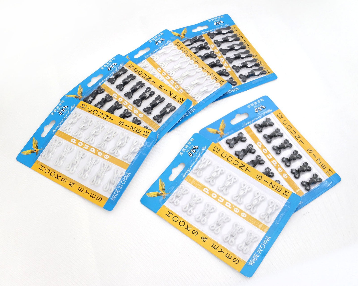cloth covered (Fur Coat) sew-on Hooks & Eyes CHOOSE color,SIZE & QUANTITIES USA