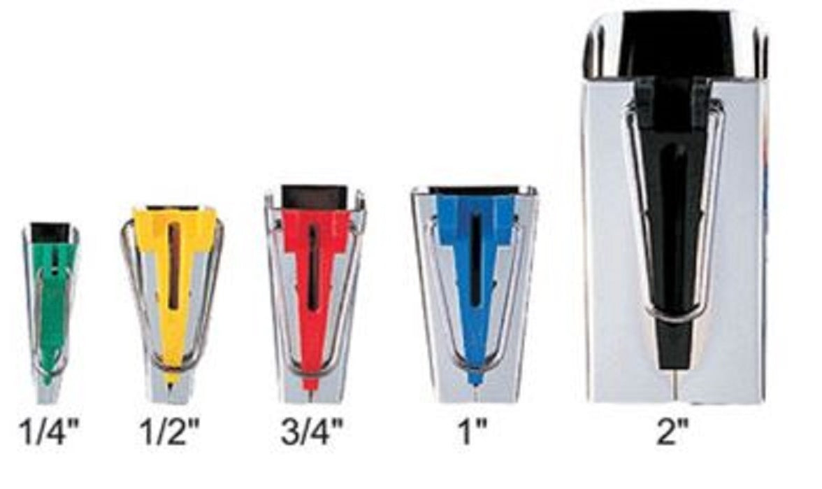 Bias Tape Maker 5 pics Kit 1/4, 1/2". 3/4". 1" & 2",For a perfectly matched bias