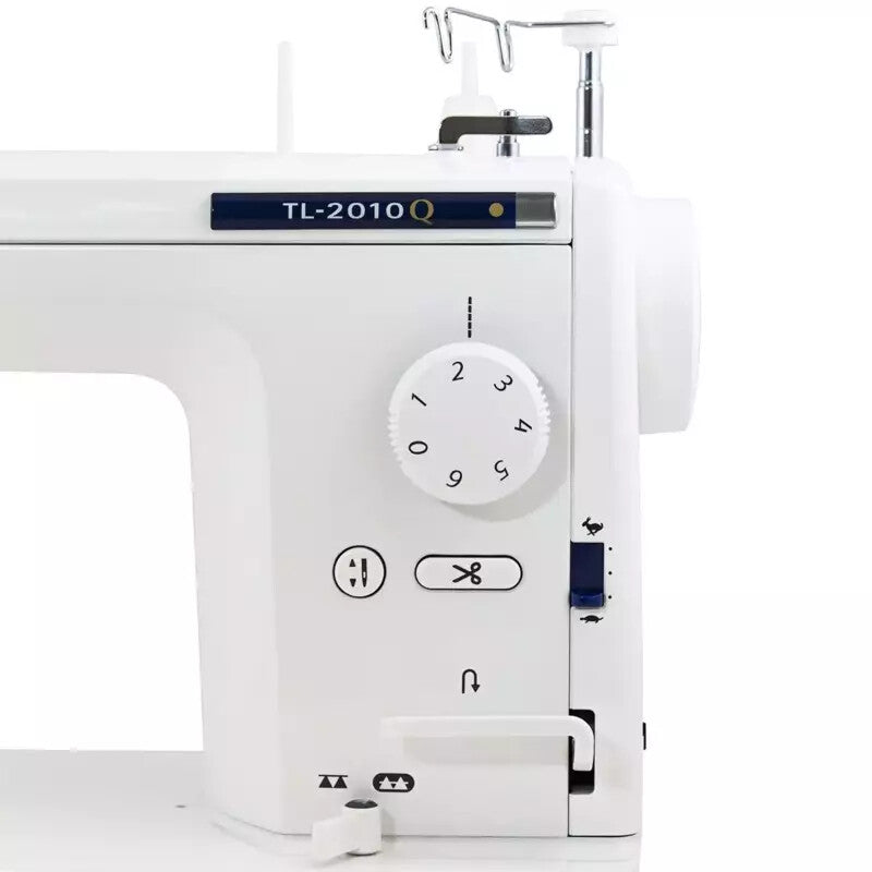 Juki TL-2010Q Mid-Arm Portable Sewing, Quilting Machine FREE Deluxe Spare Parts