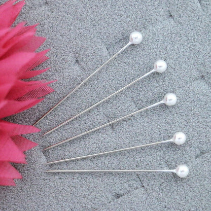 Ball Head Pins WHITE Color 200/box 1-3/4" ,sharp ,perfect for sewing & quilting