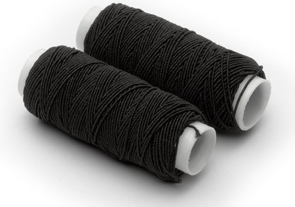 Elastic Thread black & white 5 roll of each,30 Yard each Package Total 300 Yard