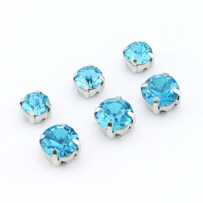 Sew On Rhinestones  pack 100 choose color and size