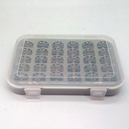 30pcs Bobbins In Box 45785 For Singer 221 222 Featherweight 301,BERNINA 117 217