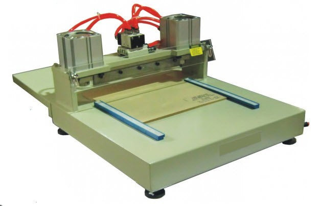 12" Pneumatic Swatch Cutter,A neat and clean accurately cut sample swatch, USA