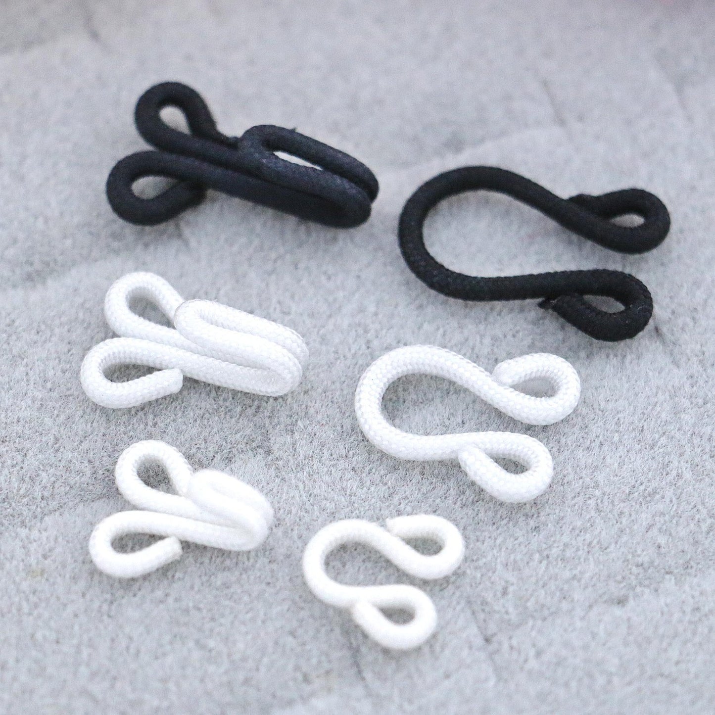 cloth covered (Fur Coat) sew-on Hooks & Eyes CHOOSE color,SIZE & QUANTITIES USA