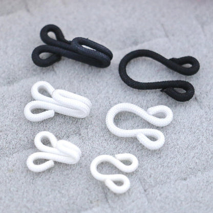 cloth covered (Fur Coat) sew-on Hooks & Eyes CHOOSE color,SIZE & QUANTITIES USA