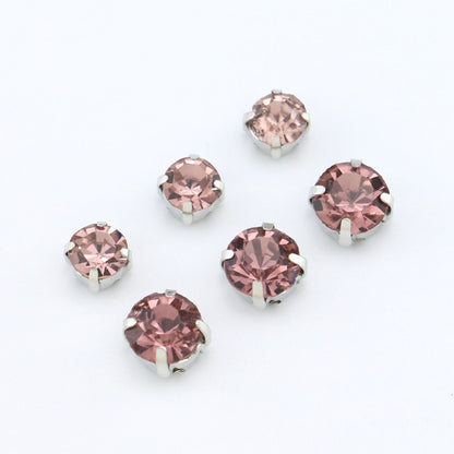Sew On Rhinestones  pack 100 choose color and size